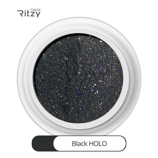 HOLO BLACK superfine glitter