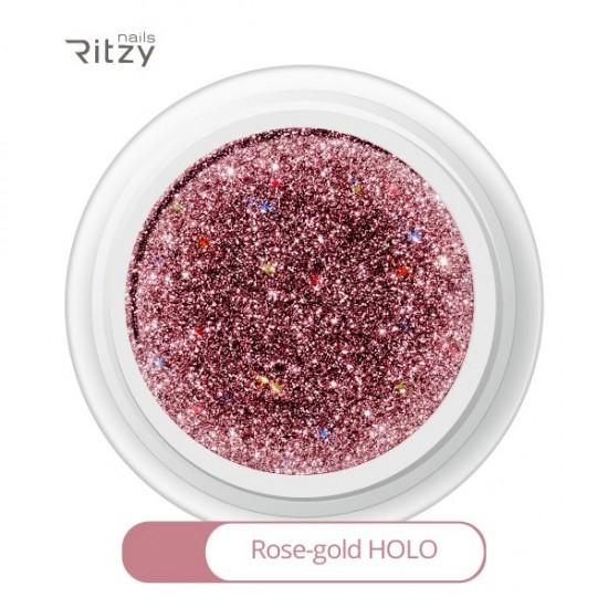 HOLO ROSE GOLD superfine glitter
