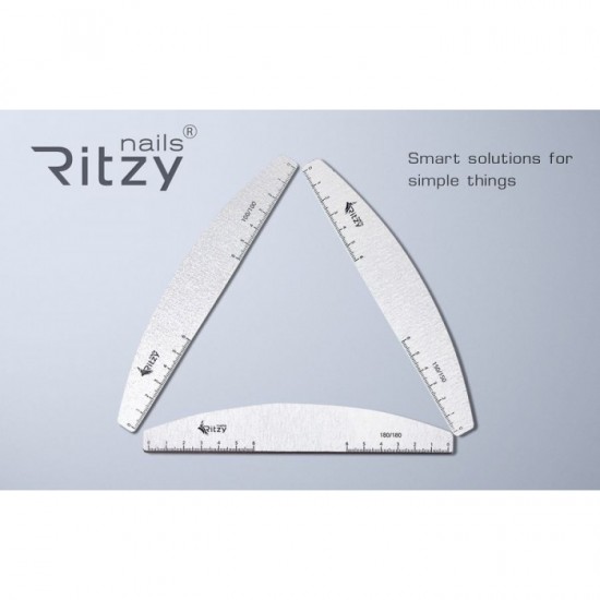 Ritzy Nails File RULER 100/180 (premium quality Japanese paper)