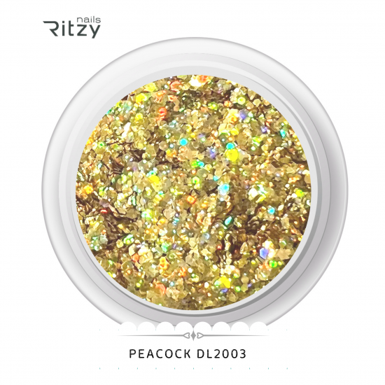 PEACOCK DL2003 glitter