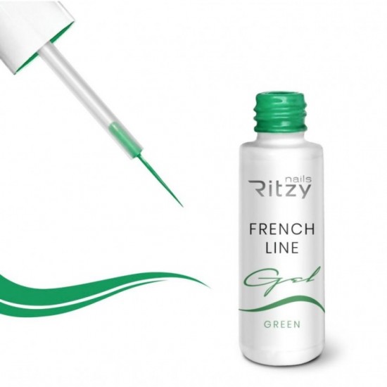 FRENCH LINE GEL GREEN ( with a thin brush)