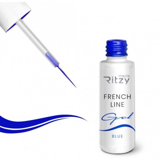 FRENCH LINE GEL BLUE ( with a thin brush)