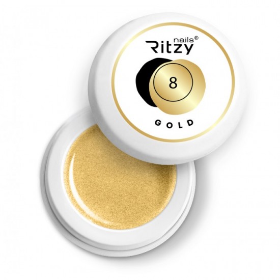 Ritzy Nails Gel Paint GOLD 08