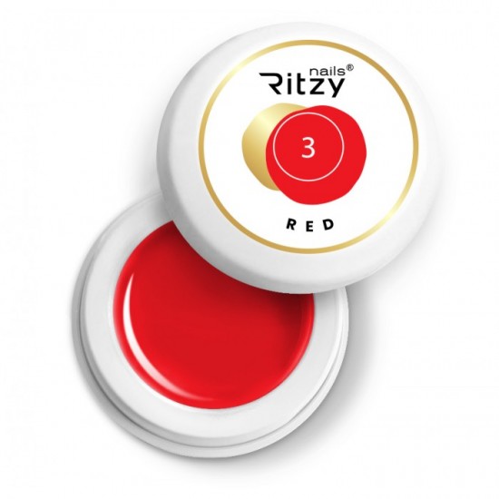 Ritzy Nails Gel Paint RED 03
